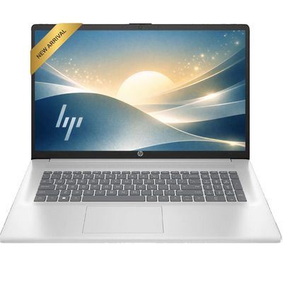 HP 17.3 inch Laptop with Lifetime Office 365 for The Web, Intel 13th 8 Cores i3 CPU (Beat 11th i5), 32GB RAM, 512GB SSD Storage, 10 Key Number Pad, Windows 11, No Mouse