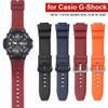 16mm TPU Silicone Waterproof Resin WatchBand fit for Casio G-Shock MCW-100H/110H W-S220 HDD-S100 WV-200 AE-2000/2100(Dark blue02) view 2