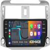10.33" Car Radio Upgrade for Toyota 4 Runner 2010-2019,Wireless CarPlay Android Auto,Android 13 Head Unit with WiFi SWC GPS 1080P Backup Camera 4+64GB-Silver view 1