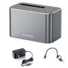 Hard Drive Dock USB3.0 to SATA External Hard Drive Docking Station 5Gbps SAS/SATA Hard Drive Enclosure Support Up to 20TB USB External Disk Box Enclosure Case for 2.5/3.5 Inch SATA/SAS HDD SSD view 1