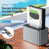 Hard Drive Dock USB3.0 to SATA External Hard Drive Docking Station 5Gbps SAS/SATA Hard Drive Enclosure Support Up to 20TB USB External Disk Box Enclosure Case for 2.5/3.5 Inch SATA/SAS HDD SSD view 4
