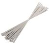 10pcs Stainless Steel Cable Twist Multi-Purpose Locking Metal 10mm Lock Metal Zip-Exhaust Wrap Coated Cable Tie(10pcs,10x800mm) view 1