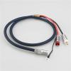 VCIMZUL OFC Silver Plated Audio Phono Tonearm Cable Spade Plug with Shielding RCAA 5 pin DIN XLRR U with Ground Wire(1m) view 4