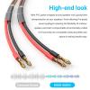 VCIMZUL High-End 4N Gold Plated Speaker Cable for Speaker System Oxygen-Free Pure Copper with Banana Plug(One Pair,4 m) view 2