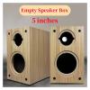 5-inch Two-Way Empty Speaker Box Wooden Bookshelf DIY Density Board Drawer Passive Sound 4-inch Tweeter(Black) view 2