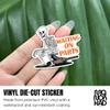 (3Pcs-3") Waiting On Parts Sticker Funny Skeleton Blue Collar Mechanic Truck Waterproof Die-Cut Vinyl Sticker for Laptop Water Bottle Tumbler Kindle Decal Gift for Her Him 3 Inches view 2