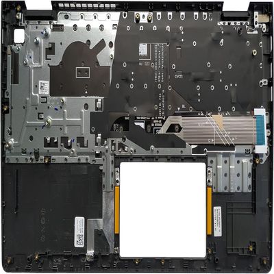 100% New Laptop Replacement Black Bottom Base Compatible for Dell Inspiron 15 3510 3511 3515 3520 3525 09CJN3 054WVM 03JRFX and US Keyboard with Palmrest Upper Cover Case Shell (Backlit No Type-C Hole