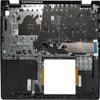 100% New Laptop Replacement Black Bottom Base Compatible for Dell Inspiron 15 3510 3511 3515 3520 3525 09CJN3 054WVM 03JRFX and US Keyboard with Palmrest Upper Cover Case Shell (Backlit No Type-C Hole view 1