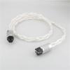 UHXRUY HiFi Audiophile Silver Power Cable with Carbon Fiber Rhodium Plating Plug US EU AU AC Audio Amplifier DAC Filter 5N(AU Version,3m) view 4