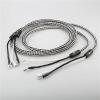 VCIMZUL 8TC Copper Audio Speaker Cable HiFi Amplifier Spade to Spade Plug Audiophile Speaker Wire for Home Theater(Banana to Spade,4m) view 2