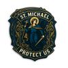 (3Pcs-2") St Michael Sticker Saint Michael Protect Us Decal Catholic Christian Waterproof Die-Cut Vinyl Sticker for Laptop Water Bottle Tumbler Kindle Decal Gift for Her Him 2 Inches view 1