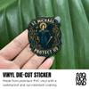 (3Pcs-2") St Michael Sticker Saint Michael Protect Us Decal Catholic Christian Waterproof Die-Cut Vinyl Sticker for Laptop Water Bottle Tumbler Kindle Decal Gift for Her Him 2 Inches view 2