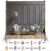 10X8ft Fabric Modern Living Room Sofa Backdrop Remote Super Bowl Party Interior Apartment Luxury House Background Nordic Style Party Decorations Sports Viewing Gathering Live Video Zoom Calls Props view 2