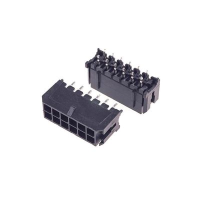 10pcs 3.0mm Wafer Fit 3.0 Connector PCB Male Header Straight 2 4 6 8 10 12 14 16 18 20 22 24 Pin Board Solder 43045(2x6P)