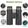 12x42 Adults High Magnification Binoculars,2026 Upgrade Binoculars,Waterproof & Fogproof,Night Vision,Smart Focus,Great for Birdwatching, Traveling, Stargazing, Hunting and Concerts (Dark Green) view 3