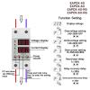 40A 63A 230V Din Rail Adjustable Over Voltage and Under Voltage Protective Device Protector Relay Over Current Protection Limit(40A) view 4