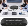 JINPIAOPIAO 4 Port USB KVM Switcher for Sharing Keyboard Mouse and Peripherals Among 4 Computers Featuring Button Controller Switchi view 2