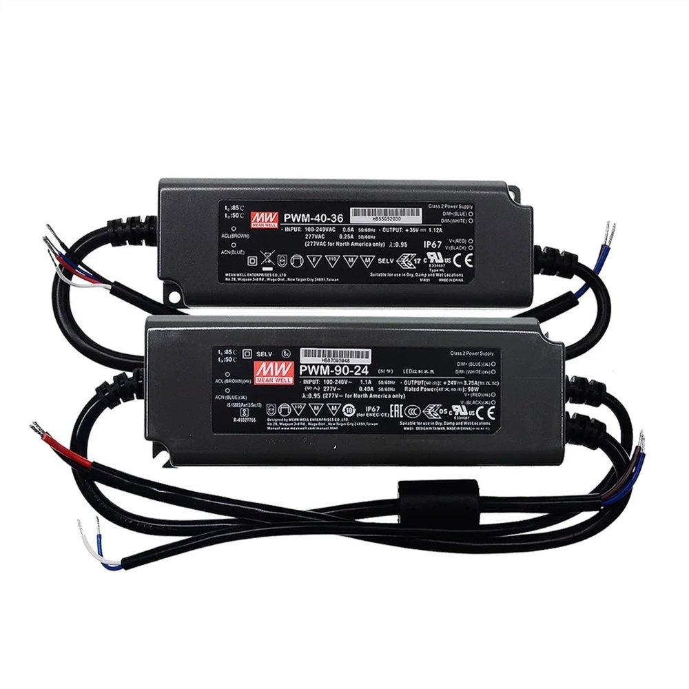 Switching Power Supply PWM-90 PWM-90-12 PWM-90-24 PWM Output IP67 Waterproof DA2 Dimming(PWM-90-24)