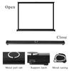 GPXIYZWFF Tabletop Projector Screen 20 30 40 50inch Manual Pull Up Projection Screen Retractable Movie Screen Lightweight Projector Screen for Travel Office(40inch (4:3)) view 3