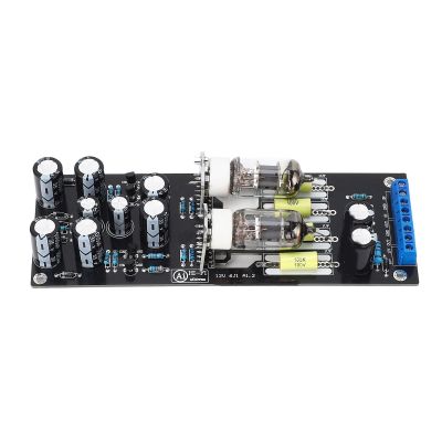 ANKROYU 6J1 Vacuum Tube Preamplifier Board HiFi Power Preamp Amplification Module with LED AC 12V Audio Enhancement for Home Theater Systems and Music Enthusiasts