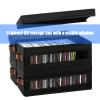 apcans Modern Organizers with View Window Stackable Design Oxford Cloth Holds 32 Standard Oxford view 3