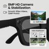 AMZISH AI Smart Glasses with Camera, 8MP HD Bluetooth Camera Glasses, 1080P Video Recording Sunglasses, Real Time Translation, Voice Assistant, Open-Ear Audio for Travel, Meetings & Vlogging view 4