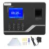 Diydeg Biometric Fingerprint Time Clock, Password Punch in Out Attendance Machine with 2.8 Inch LCD Display for Business Workplace Factory Hotel School Restaurant (US Plug) view 1