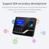 Diydeg Biometric Fingerprint Time Clock, Password Punch in Out Attendance Machine with 2.8 Inch LCD Display for Business Workplace Factory Hotel School Restaurant (US Plug) view 2