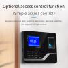 Diydeg Biometric Fingerprint Time Clock, Password Punch in Out Attendance Machine with 2.8 Inch LCD Display for Business Workplace Factory Hotel School Restaurant (US Plug) view 3
