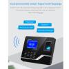 Diydeg Biometric Fingerprint Time Clock, Password Punch in Out Attendance Machine with 2.8 Inch LCD Display for Business Workplace Factory Hotel School Restaurant (US Plug) view 4