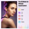 VEKJ Light Purple Earbuds Bluetooth 5.4, 48H Smart Touch Screen in Ear Ear Buds, 2025 Mini Sleep Headphones Small Design for Side Sleepers, 5 EQ Modes, Clear Calls, IPX7 Waterproof in Ear Earphones view 4