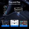 ZOOTEALY Wireless CarPlay & Android Auto Adapter: 2026 Upgraded Mini Plug & Play CarPlay Dongle - Convert Wired to Wireless - Fast Stable Connection, No Delay for for iOS 10+ & Android 11+, 2017+ Cars view 4