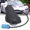 Car Antenna Base FM AM Aerial Mount MNO Connector ABS Black Replacement for Meriva Vectra C Signum G C D Omega B view 2