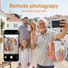 UniJethro Smart Ring for Women & Men, Health Tracker Ring with Heart Rate, Blood Oxygen,Blood Pressure, IP68 Waterproof Fitness Ring, Sleep Tracker for iPhone and Android, No APP Fee (Orange, 10#) view 2