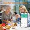 UniJethro Smart Ring for Women & Men, Health Tracker Ring with Heart Rate, Blood Oxygen,Blood Pressure, IP68 Waterproof Fitness Ring, Sleep Tracker for iPhone and Android, No APP Fee (Orange, 10#) view 4