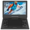 BOKYOK 14.5" Portable DVD Player with 12.1 HD Swivel Screen, 3-5Hrs Play, DVD Player Portable with Dual Stereo Speaker, Last Memory, Support SYNC TV/USB/SD Card, Play All Discs Format view 1