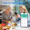 UniJethro Smart Ring for Women & Men, Health Tracker Ring with Heart Rate, Blood Oxygen,Blood Pressure, IP68 Waterproof Fitness Ring, Sleep Tracker for iPhone and Android, No APP Fee (Blue, 7#) view 3