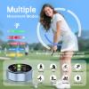 UniJethro Smart Ring for Women & Men, Health Tracker Ring with Heart Rate, Blood Oxygen,Blood Pressure, IP68 Waterproof Fitness Ring, Sleep Tracker for iPhone and Android, No APP Fee (Blue, 7#) view 4