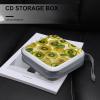 Rrtsmsgh Sliced Lemon And Kiwi in Drink CD Case Wallet 40 Capacity, Durable Waterproof Plastic CD/DVD Storage Case with Handle & Zip Closure, Portable DVD Disc Cases for Car, Office, Travel view 4