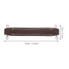 HYTROVE Outdoor Speaker Handle with Screws Coffee Leather Pull Handle for Subwoofer Practical Indoor and Outdoor view 2
