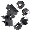 2PCS Camera Flash Mount, Light Stand Bracket Flash Umbrella Holder 180 Hot Shoe Mounting Bracket Lightweight for Photo Video Photography view 3