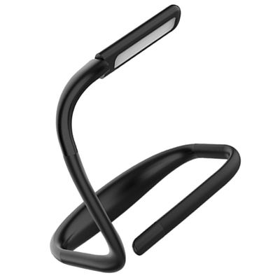 SHINEOFI Rechargeable LED Neck Reading Light Flexible Arm, Eye-Caring Night Book Light for Bed Reading, 3-Color Continuous Dimming, Portable Hands-Free Lamp for Adults