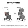 Heavy-Duty Adjustable Cable Spool Rack,Multi-Spool Wire Rack Dispenser Cable Caddy,for Garage Shed Workshop or Factory(Six reels) view 2