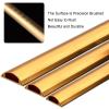 3.3ft Floor Cord Covers, Self Adhesive Extension Cord Hider, Prevent Trips, Cable Management for Offices, Gyms, Exhibitions(Gold,5 * 1.4cm/39 * 2 * 0.6in) view 3