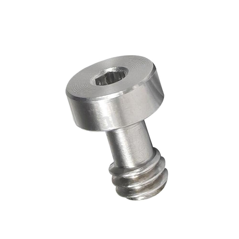 10Pcs 1/4-20 x 7.5mm UNC Thread Hexagon Socket Round Head Camera Screws SUS303 Stainless Steel for Quick Release Plates