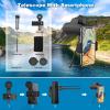 10x42 Monocular Telescope with Smartphone Holder Tripod for Adults Kids, HD Waterproof BAK4 Prism Monocular Scope with Clear for Bird Watching Hunting Hiking Travel Camping view 3