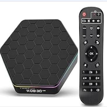 Android TV Box 12.0,T95ZPLUS H618 4GB RAM 32GB ROM Quad-Core Cortex-A53 CPU,2.4GHz/5GHz Dual Band WiFi6 6K Ultra HD Resolution Bluetooth 5.0,Android TV Box