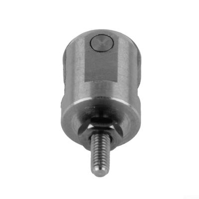 Stainless Steel Measuring Roller for Dial Indicator - M2.5 Thread Point, 10mm Diameter Non-Slip Roller Tip for Digital Gauge Wheel Adapter,