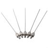 oints for Dial Indicator, M2.5 Thread Shank Probe Tips, 50mm Long Tip Stainless Steel Depth Gauge Accessories for Hole and Groove Measurement, 5 Pack view 1