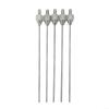 oints for Dial Indicator, M2.5 Thread Shank Probe Tips, 50mm Long Tip Stainless Steel Depth Gauge Accessories for Hole and Groove Measurement, 5 Pack view 4